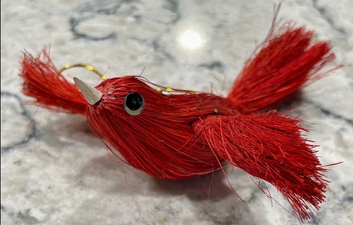 Christmas Ornaments – Red Bird (Cardinal) Retro Holiday Decor