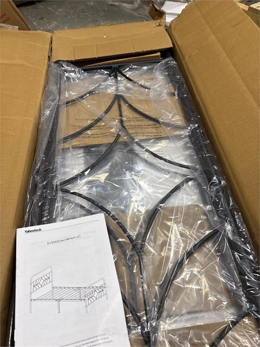 Topeakmart Twin Bed Frames Metal Platform - photo 3
