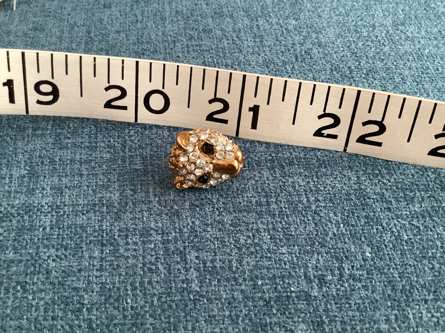 Panther Head Stud Earrings w Crystals & Rhinestones 🐞 - photo 4