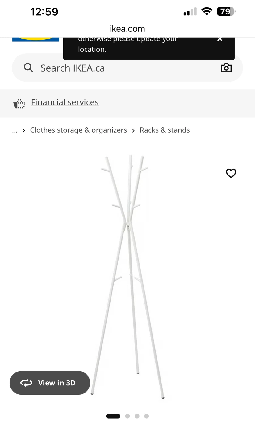 IKEA EKrar Hat and Coat Stand (169cm) $15 - photo 2