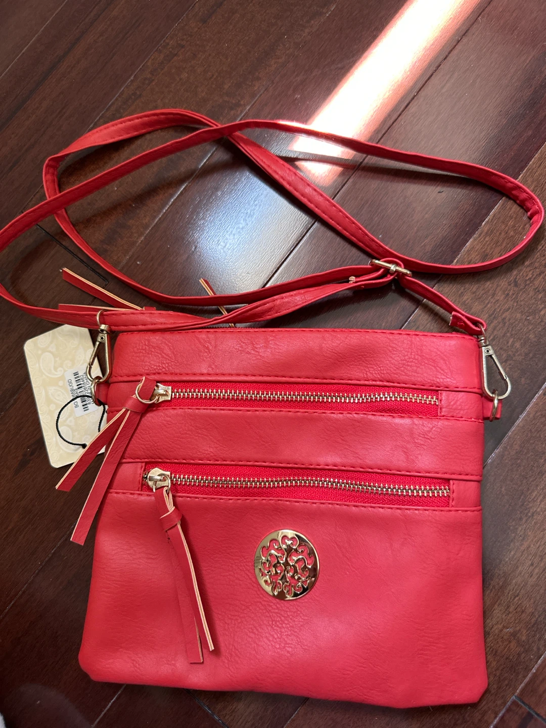 Cherie Bliss Red Crossbody Bag