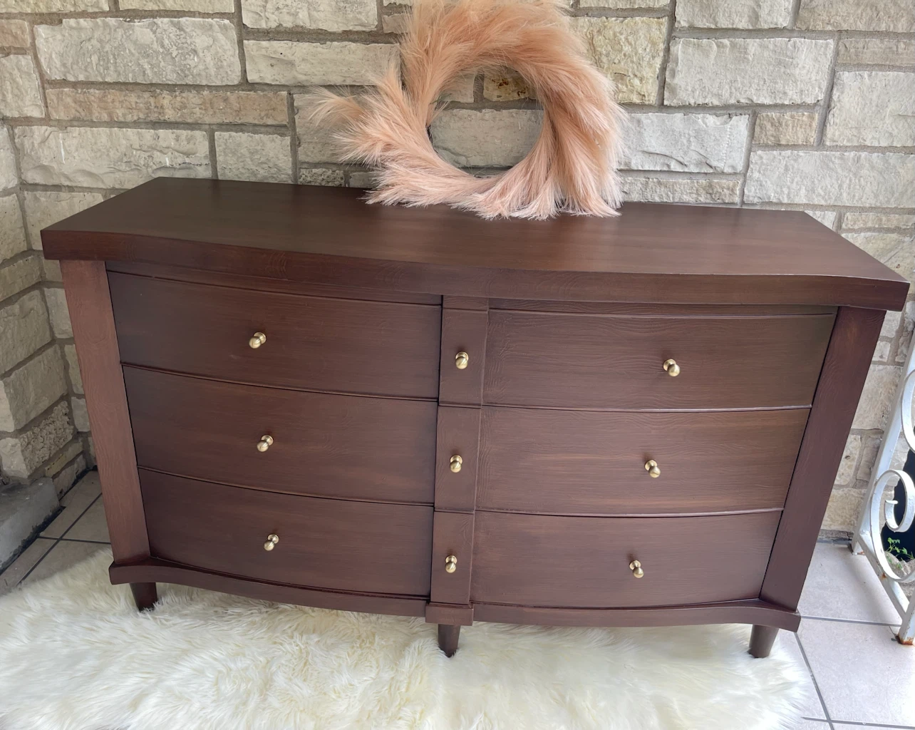 MCM Restored 6 drawers solid wood /available as a set too