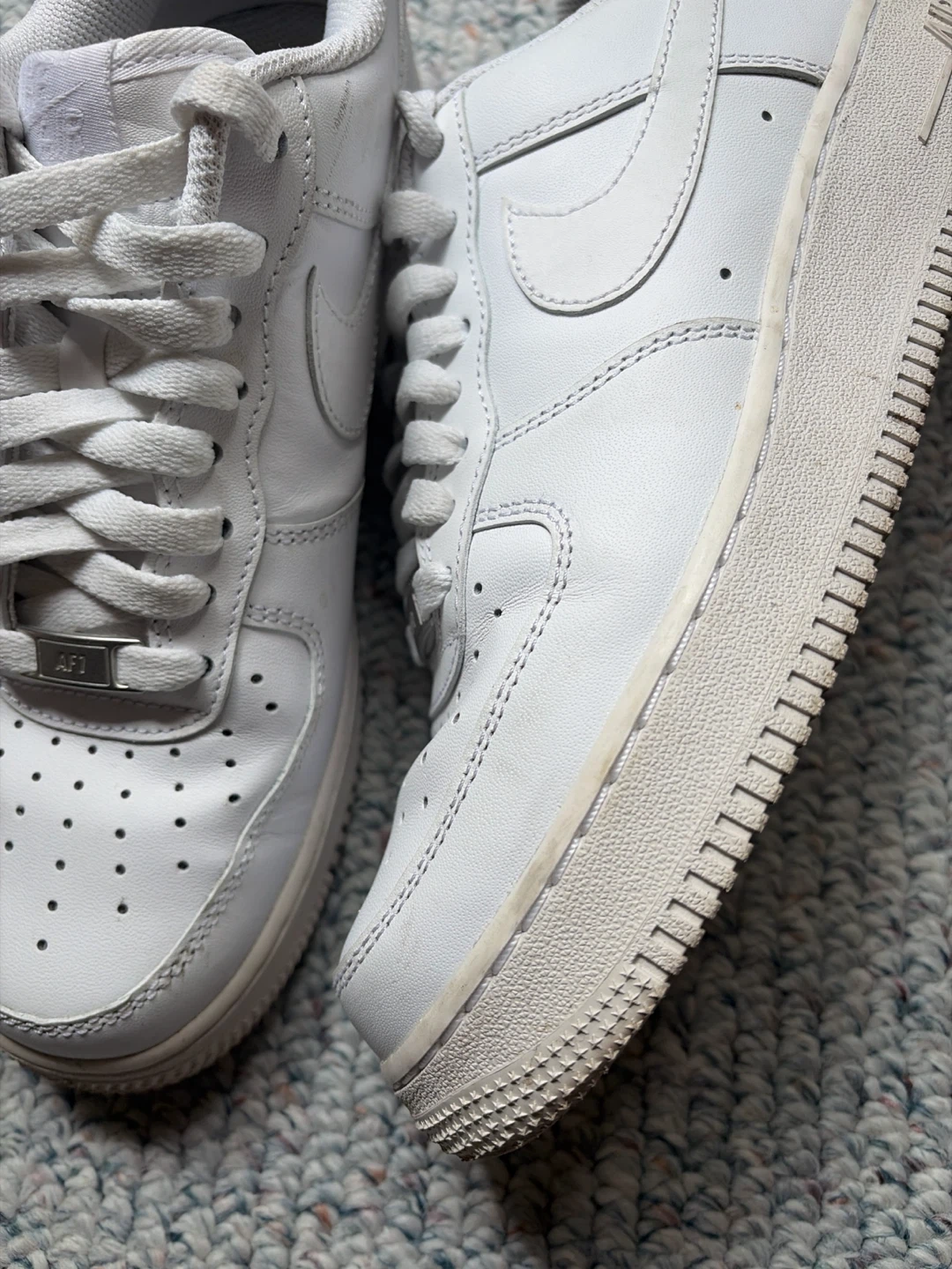 Nike Air Force 1 Low White Sneakers - photo 3