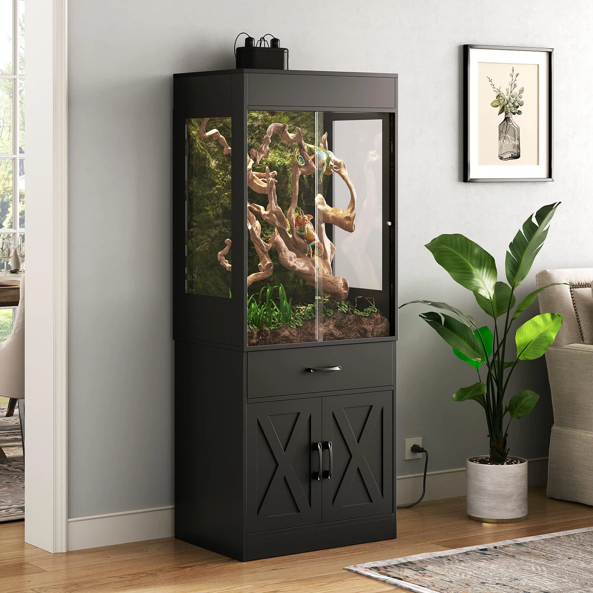 67 Gallon Reptile Tank Cabinet