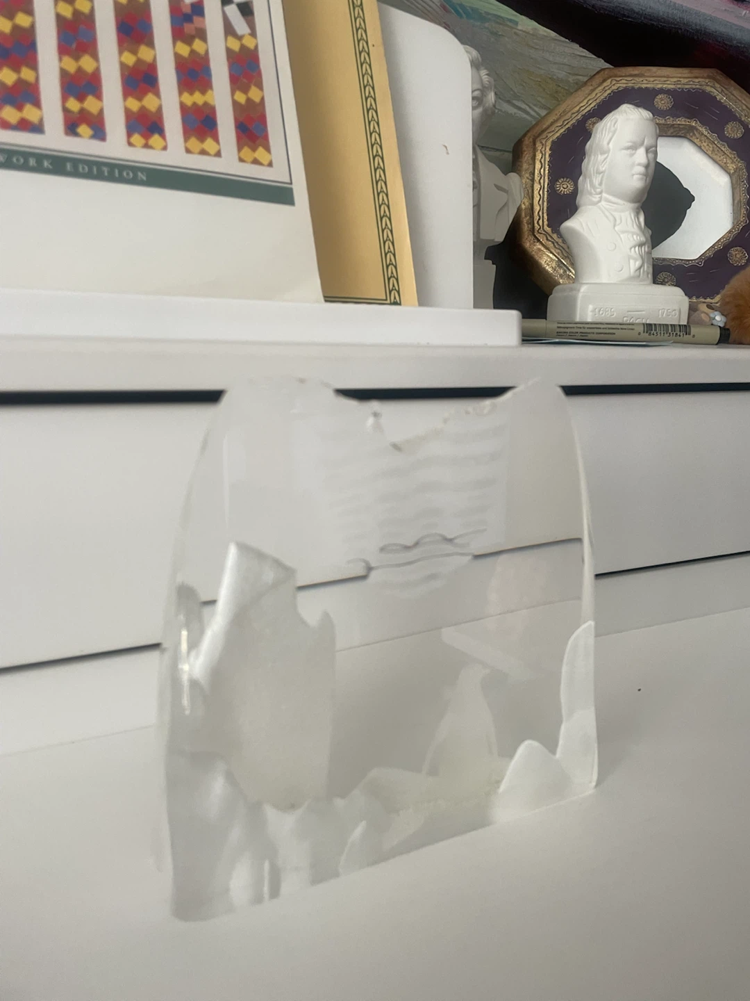 Vintage Signed Studio Art Glass Penguin Sculpture (1983) - photo 2