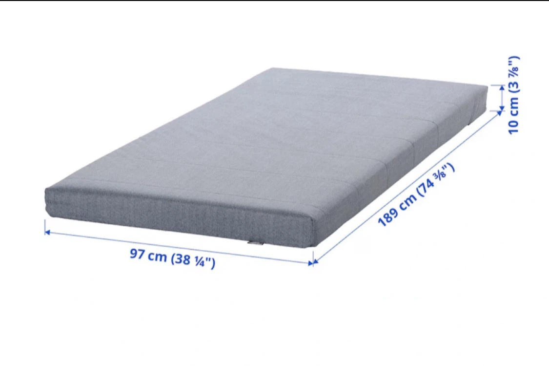 IKEA firm white foam Mattress - photo 2