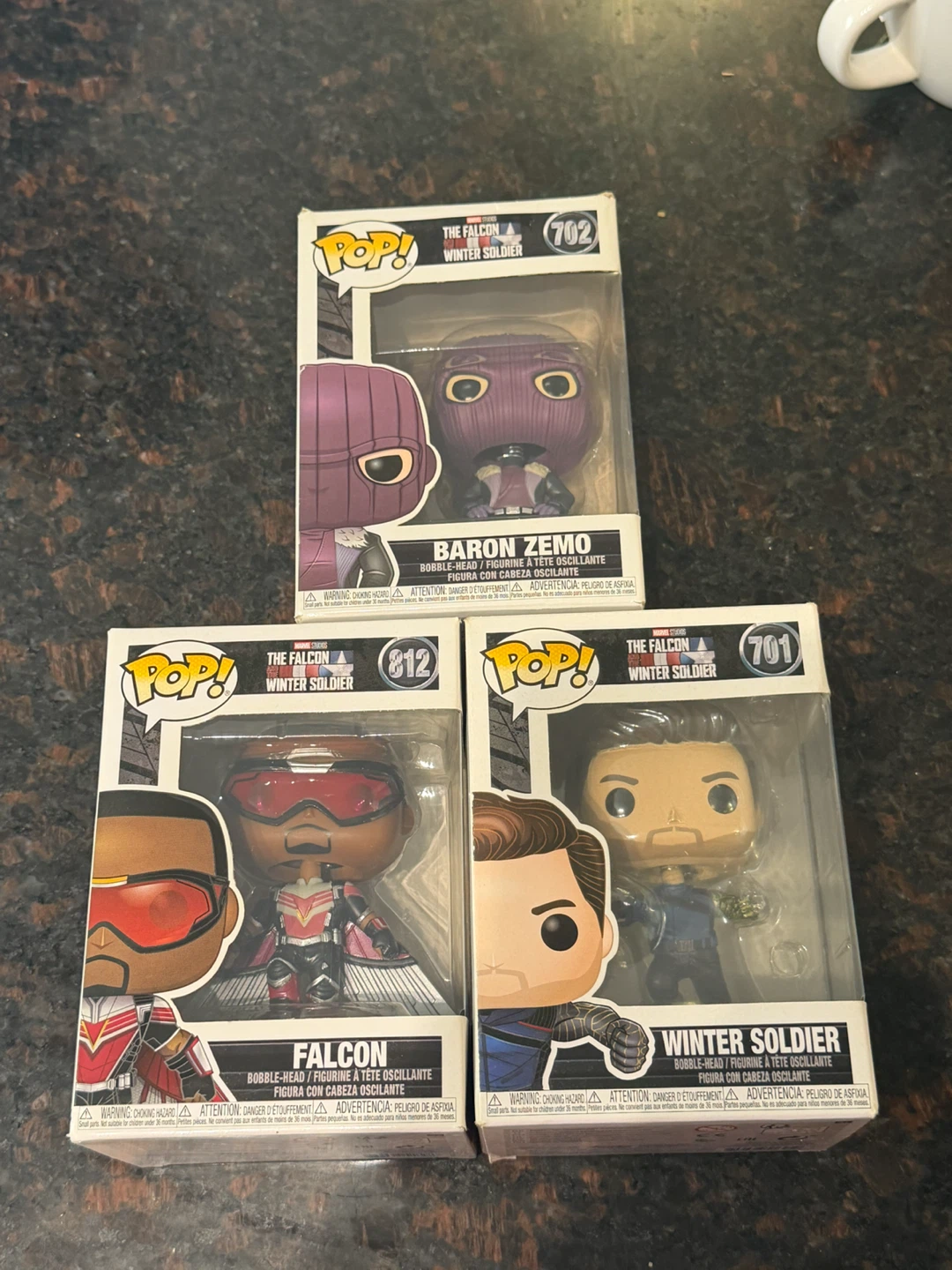 Funko Pop! The Falcon and The Winter Soldier Figures