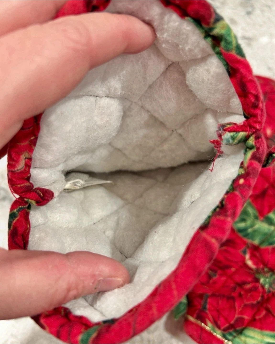 Floral Poinsettia Oven Mitts & Pot Holders Set - photo 3