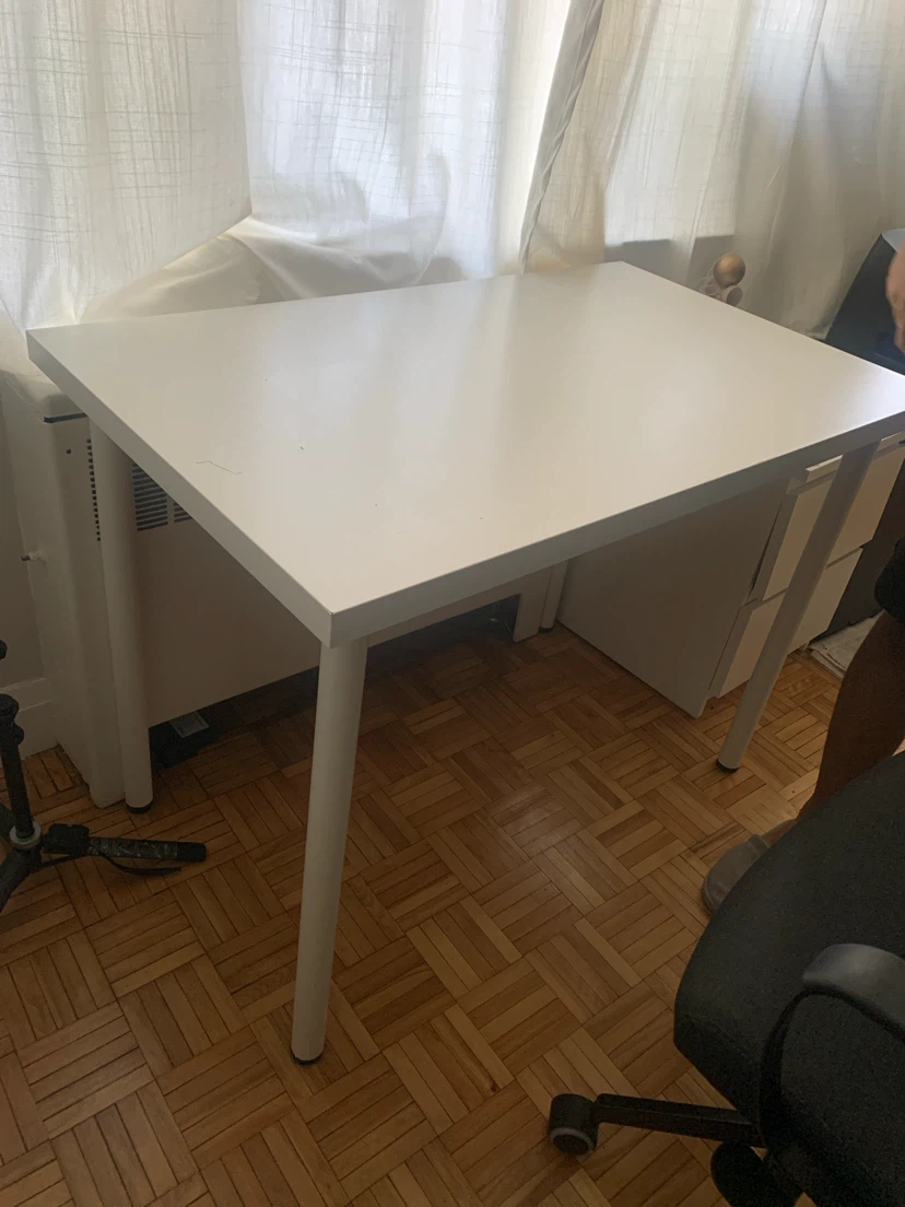 White desk