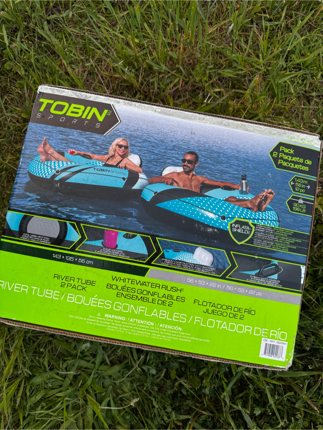 Tobin Sports River Tube 2 Pack