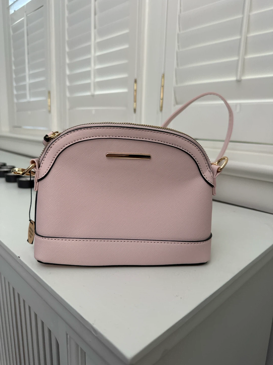 Light Pink Dome Crossbody Bag