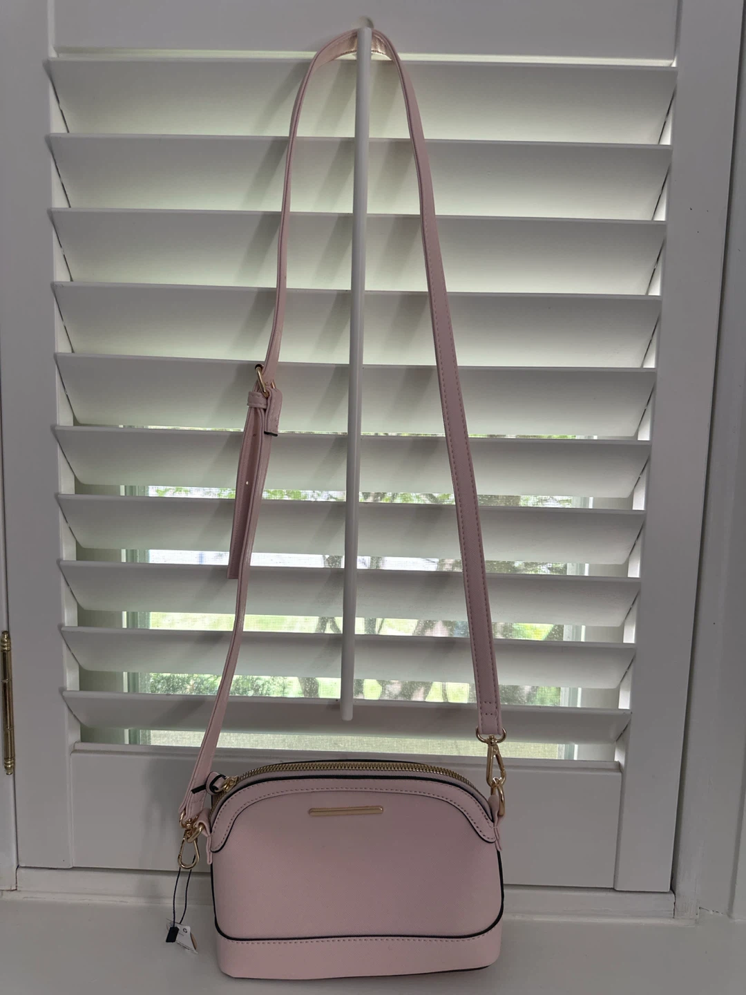Light Pink Dome Crossbody Bag - photo 2