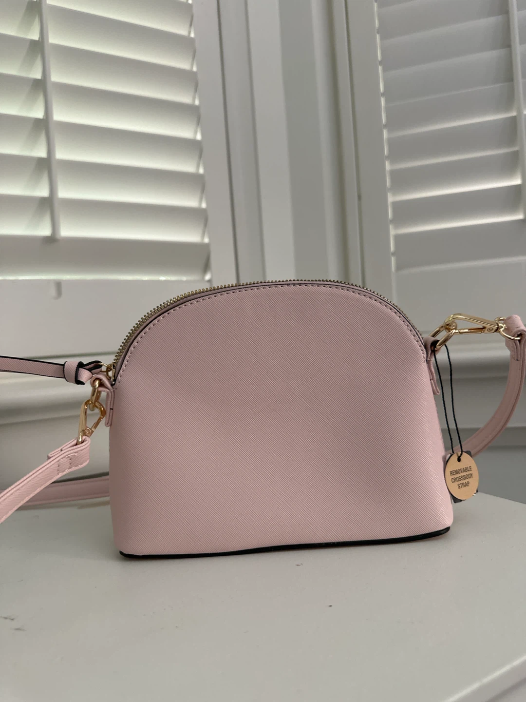 Light Pink Dome Crossbody Bag - photo 4