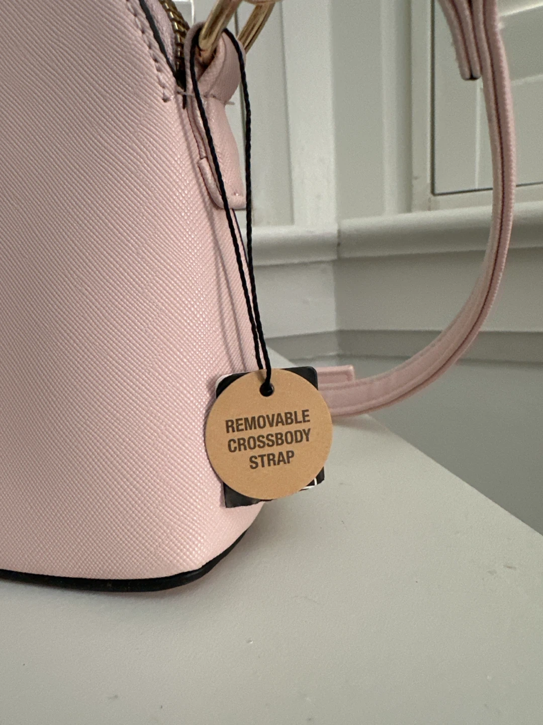 Light Pink Dome Crossbody Bag - photo 5