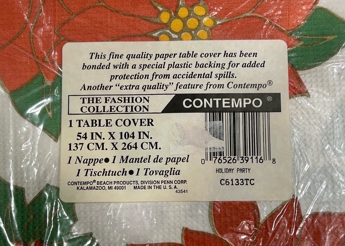 Festive Paper Table Covers ($5 takes them all) - photo 2