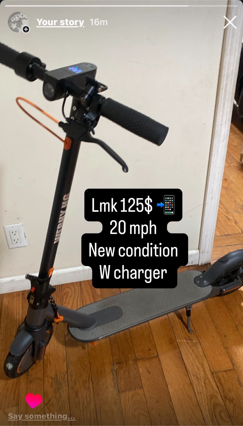 📲E scooter lmk 20 mph