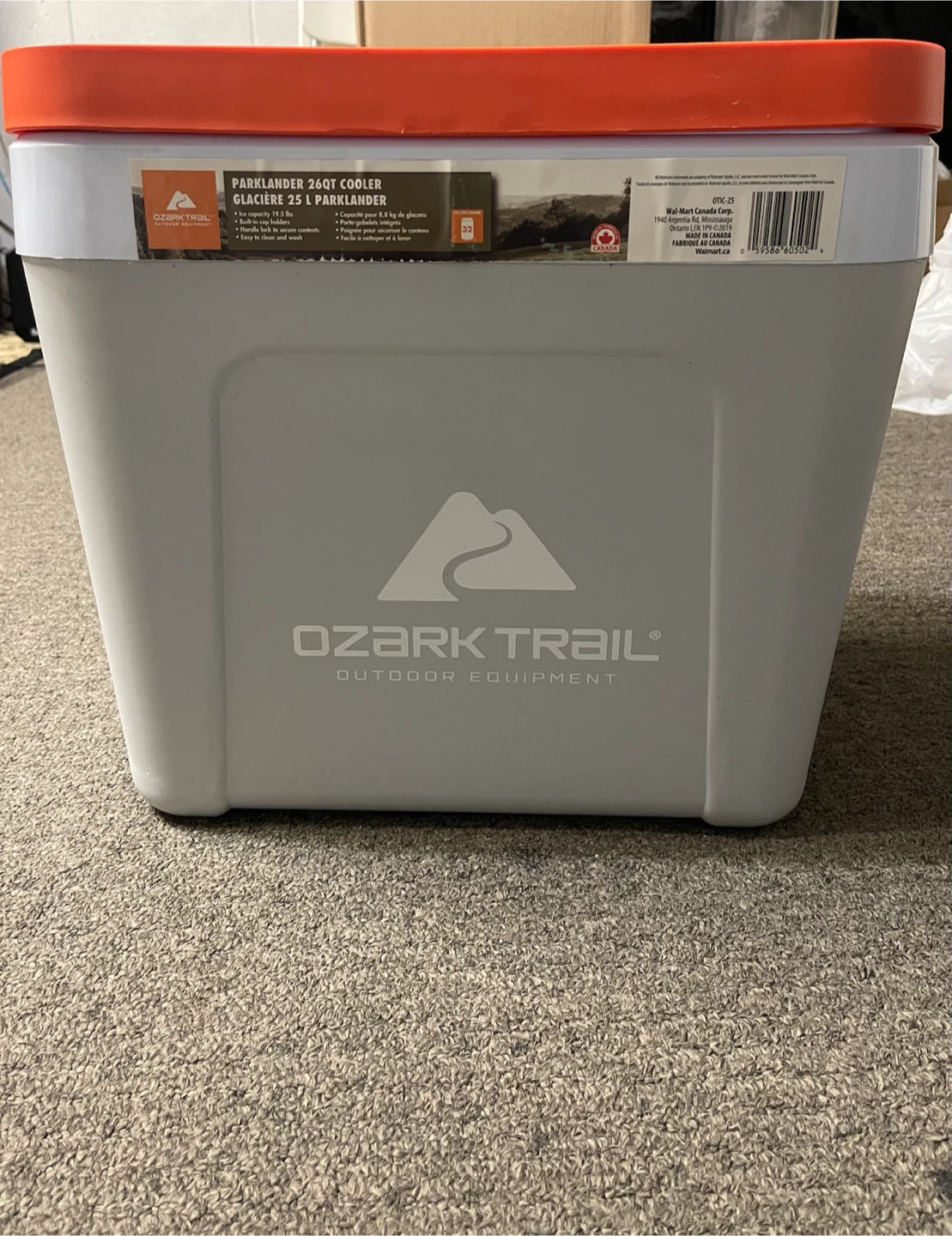 Ozark Trail Ice Cooler 26QT Portable Cooler 25L/32 Can Capacity - photo 2