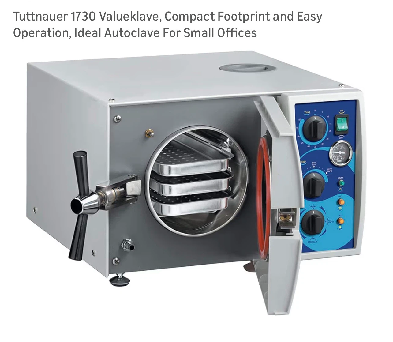 Tuttnauer 1730 Valueklave Autoclave - photo 2