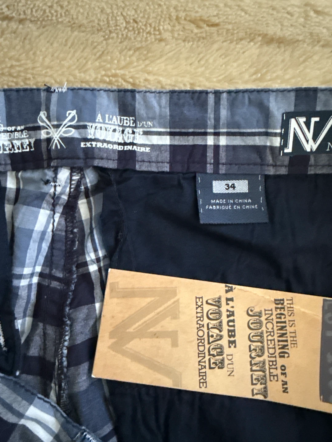 Nevada Plaid Shorts Size 34 - photo 3