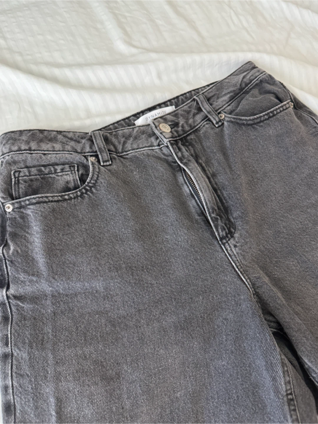 Dynamite Heidi Jeans - Grey - Size 28 - photo 3