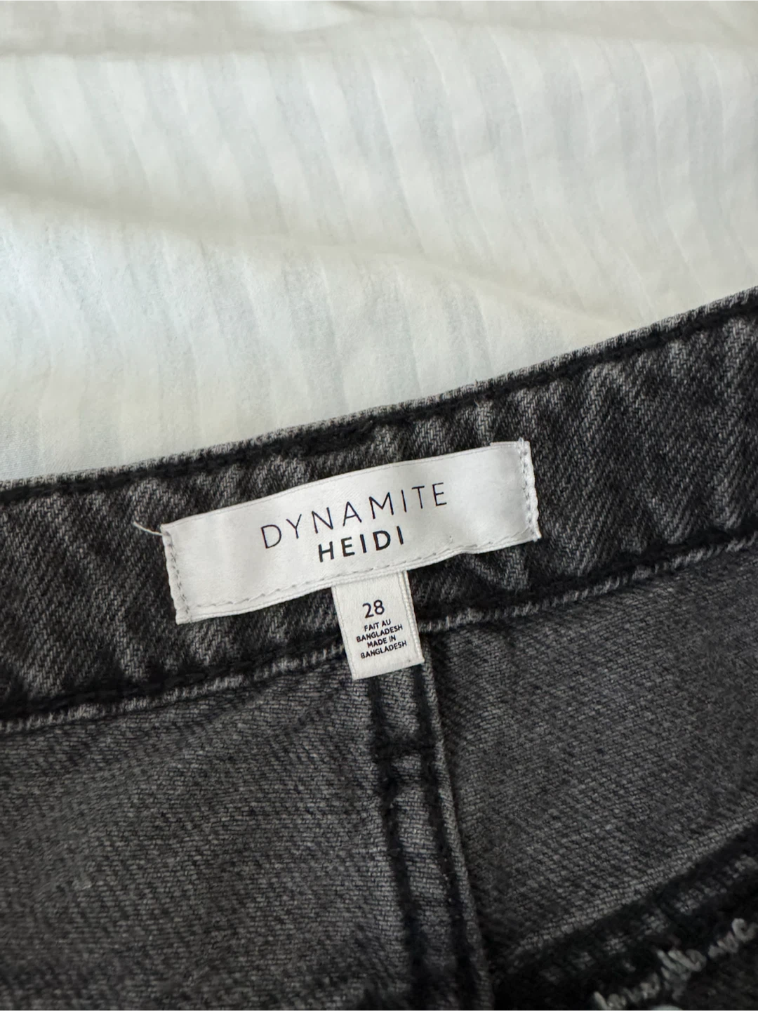 Dynamite Heidi Jeans - Grey - Size 28 - photo 4