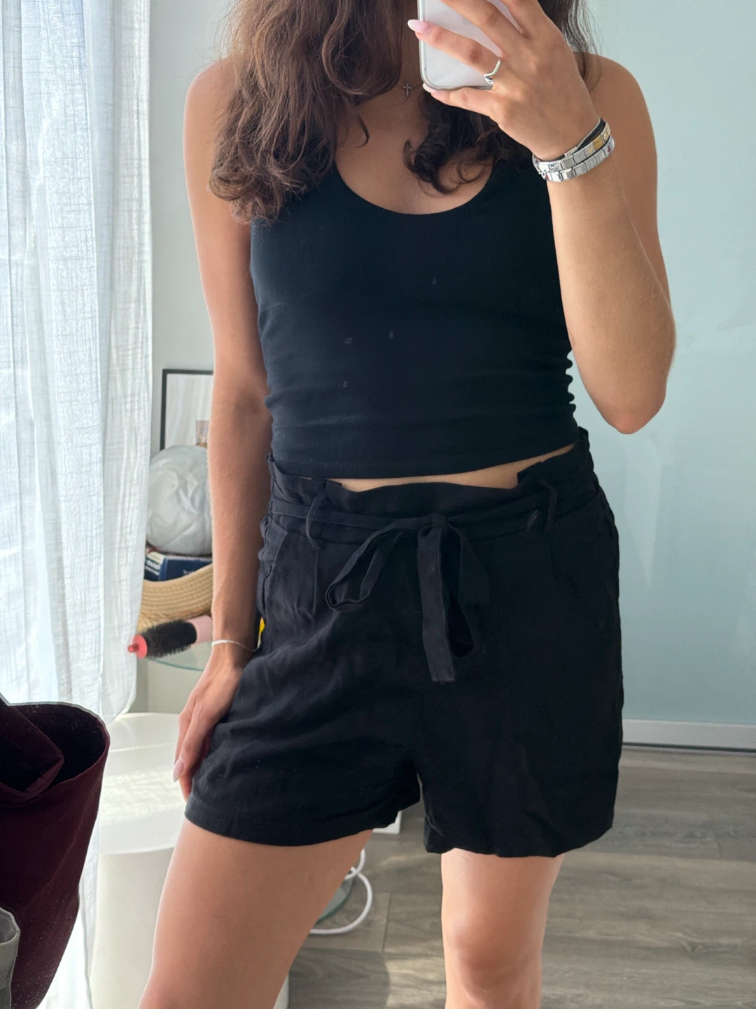 Viscose summer shorts