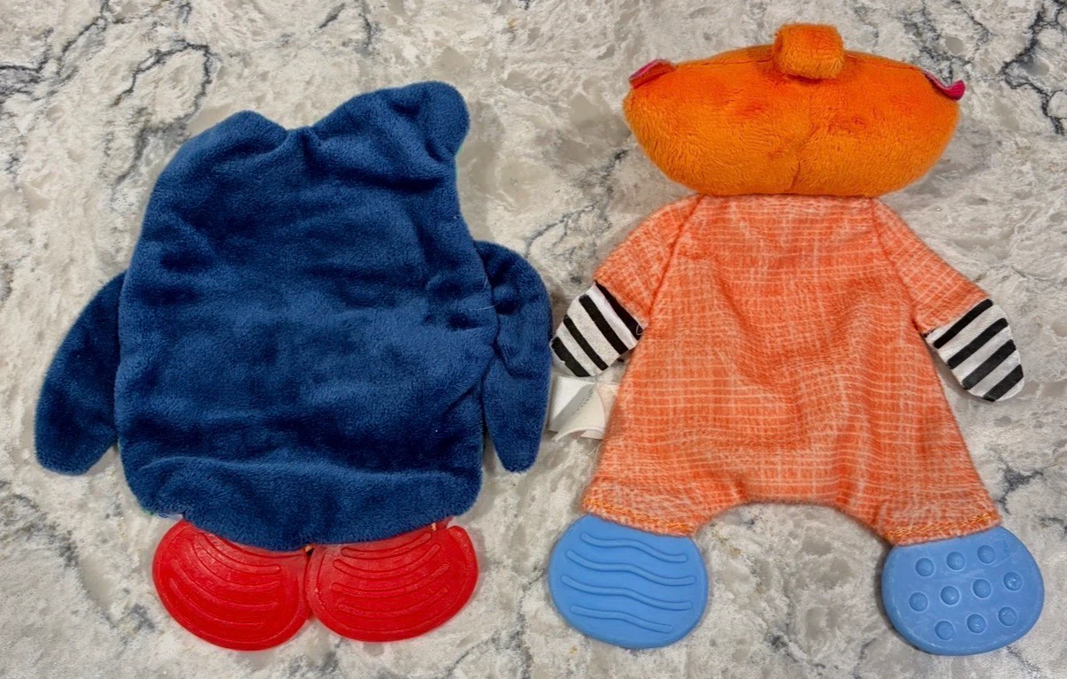 Fox and Owl Teether Baby Toy - photo 2