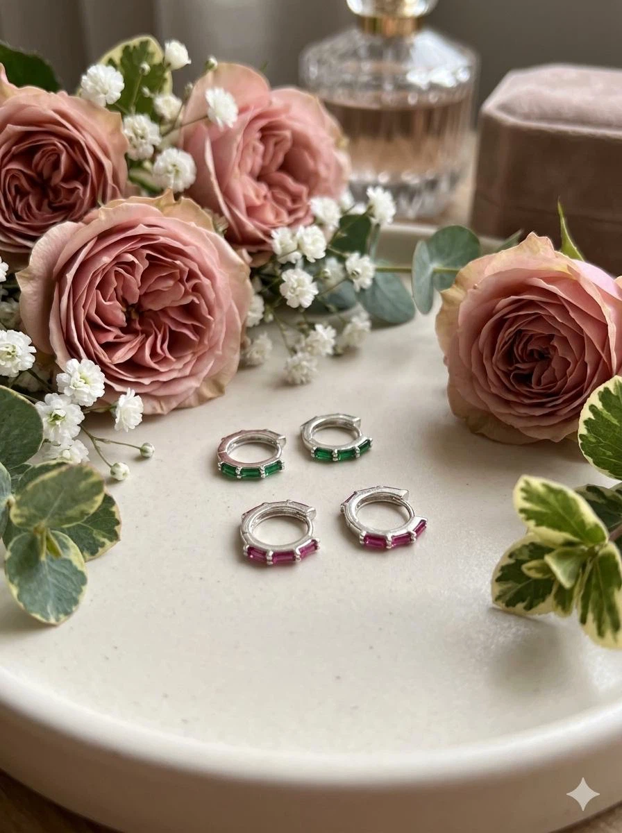 Set of 3 Pairs Hoop Earrings