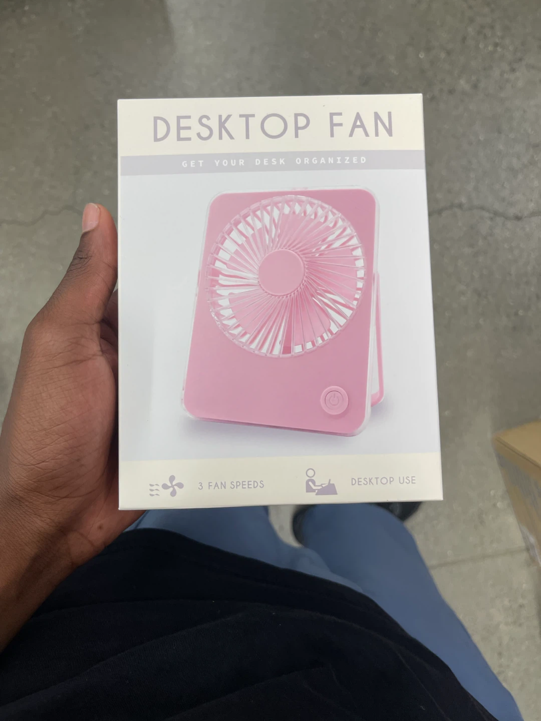 Pink Desktop Fan - photo 4