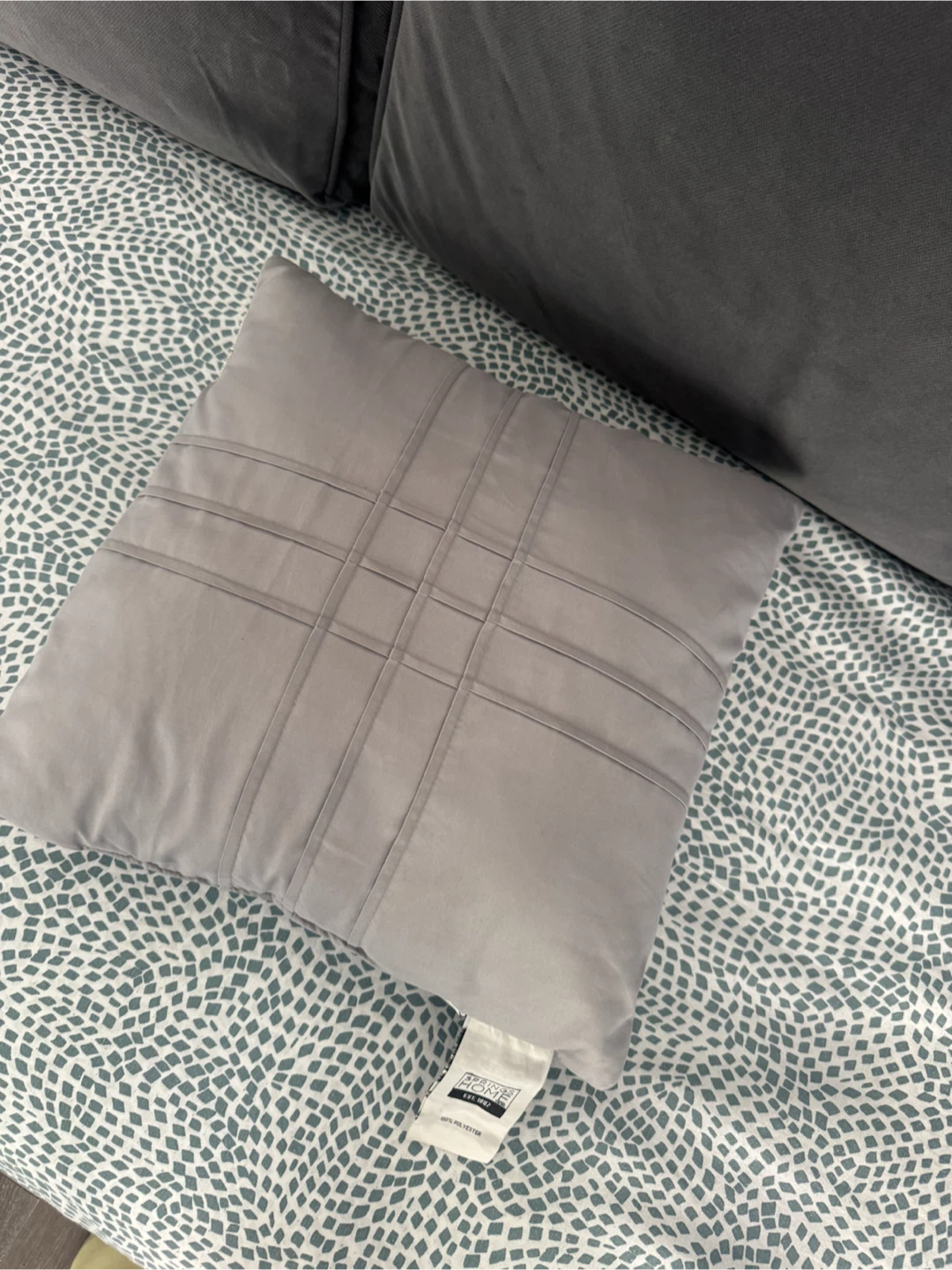 Blue and Grey Accent Pillows - photo 3