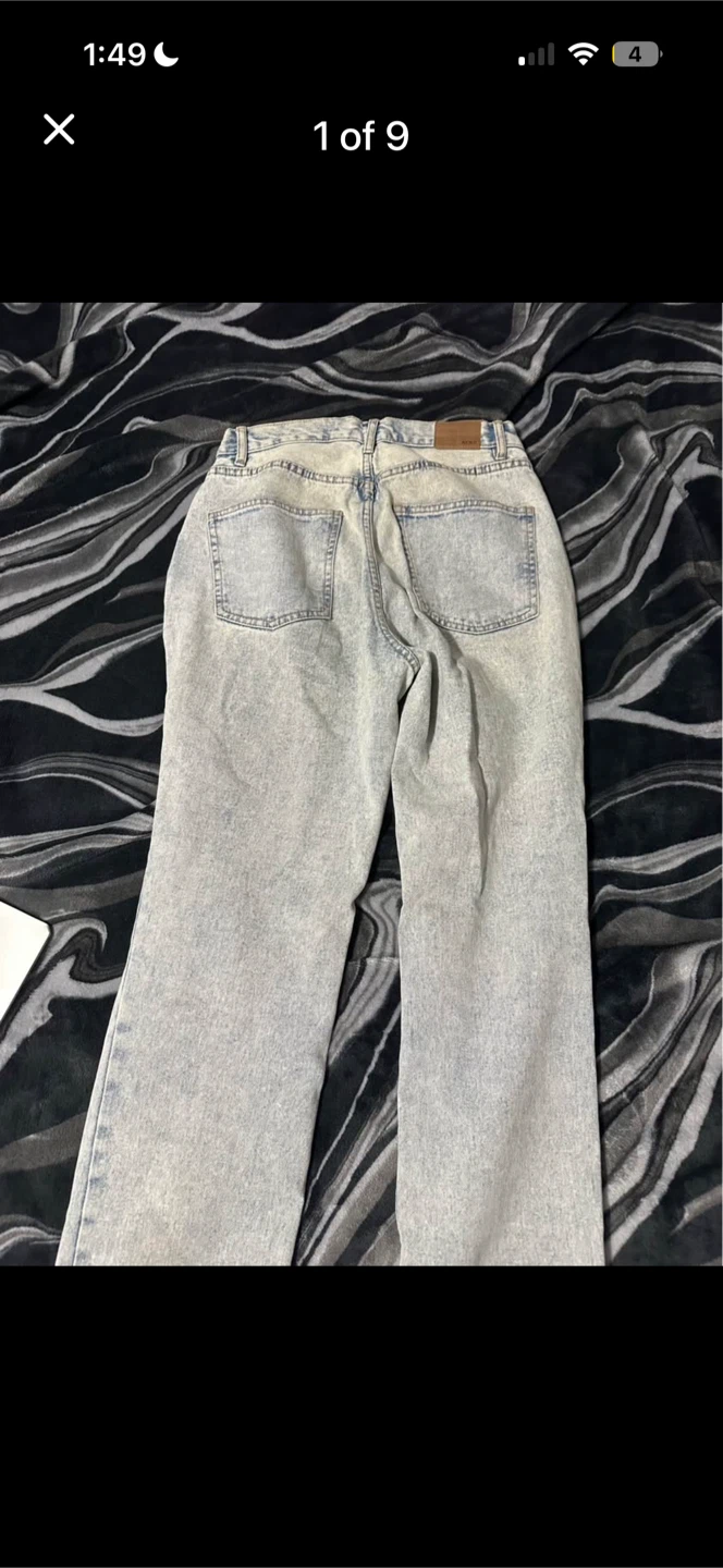 Straight and flared jeans