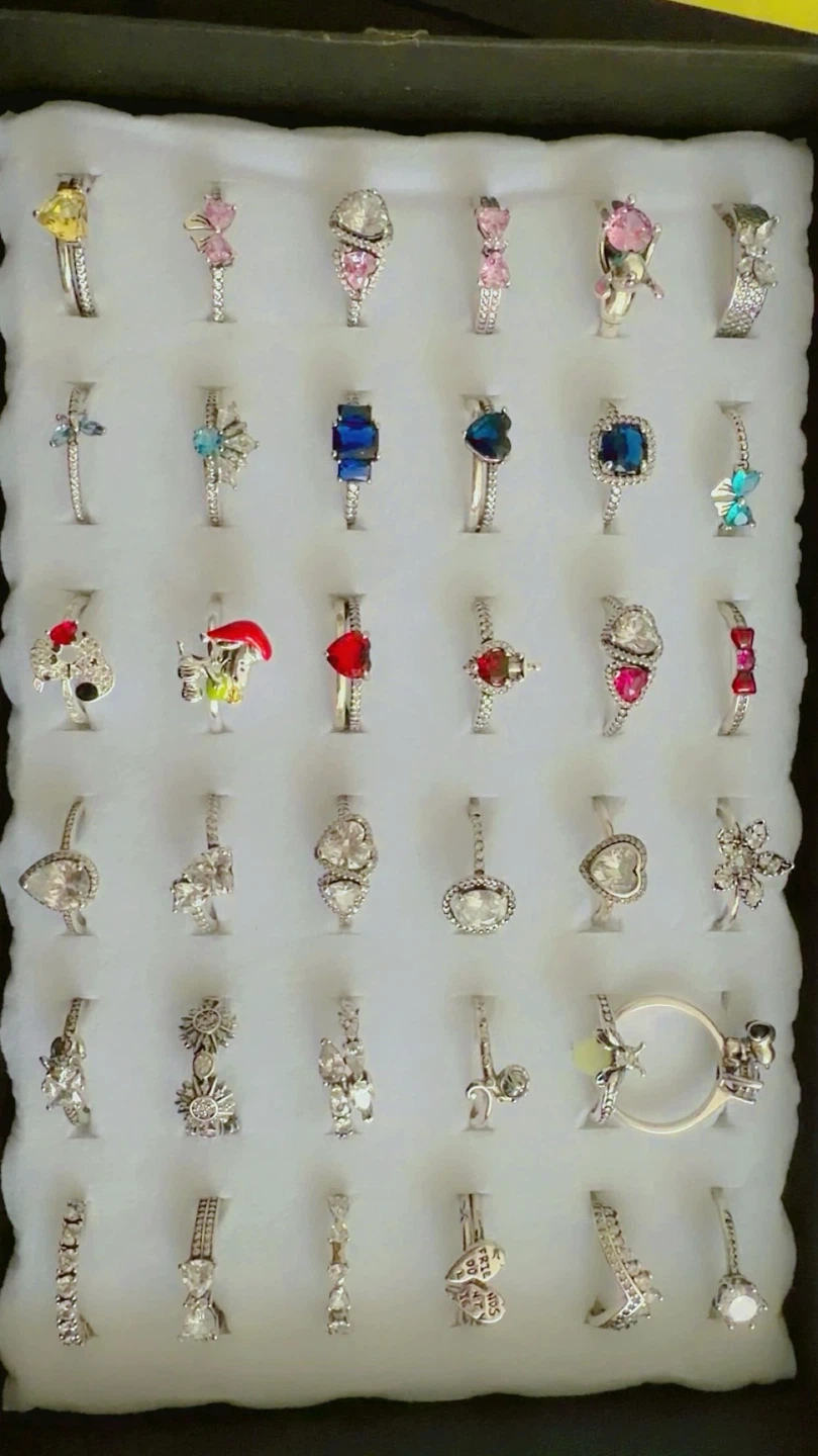 Assorted Rings Set with Various Stones