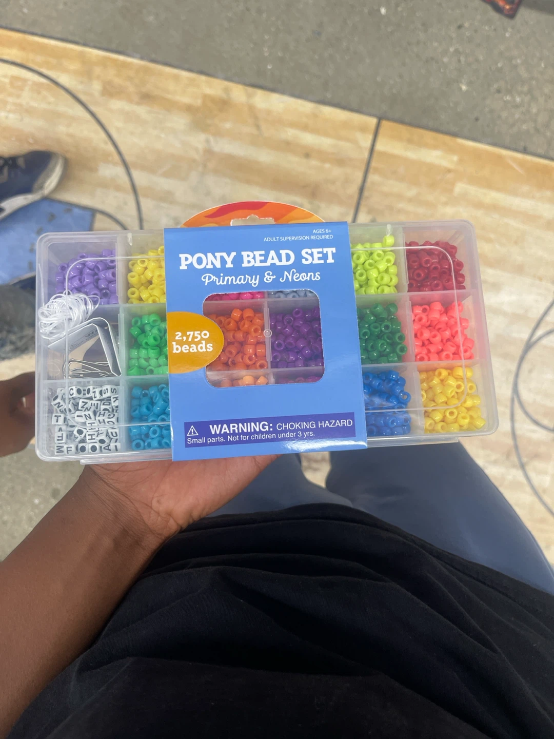Pony Bead Set Primary & Neons