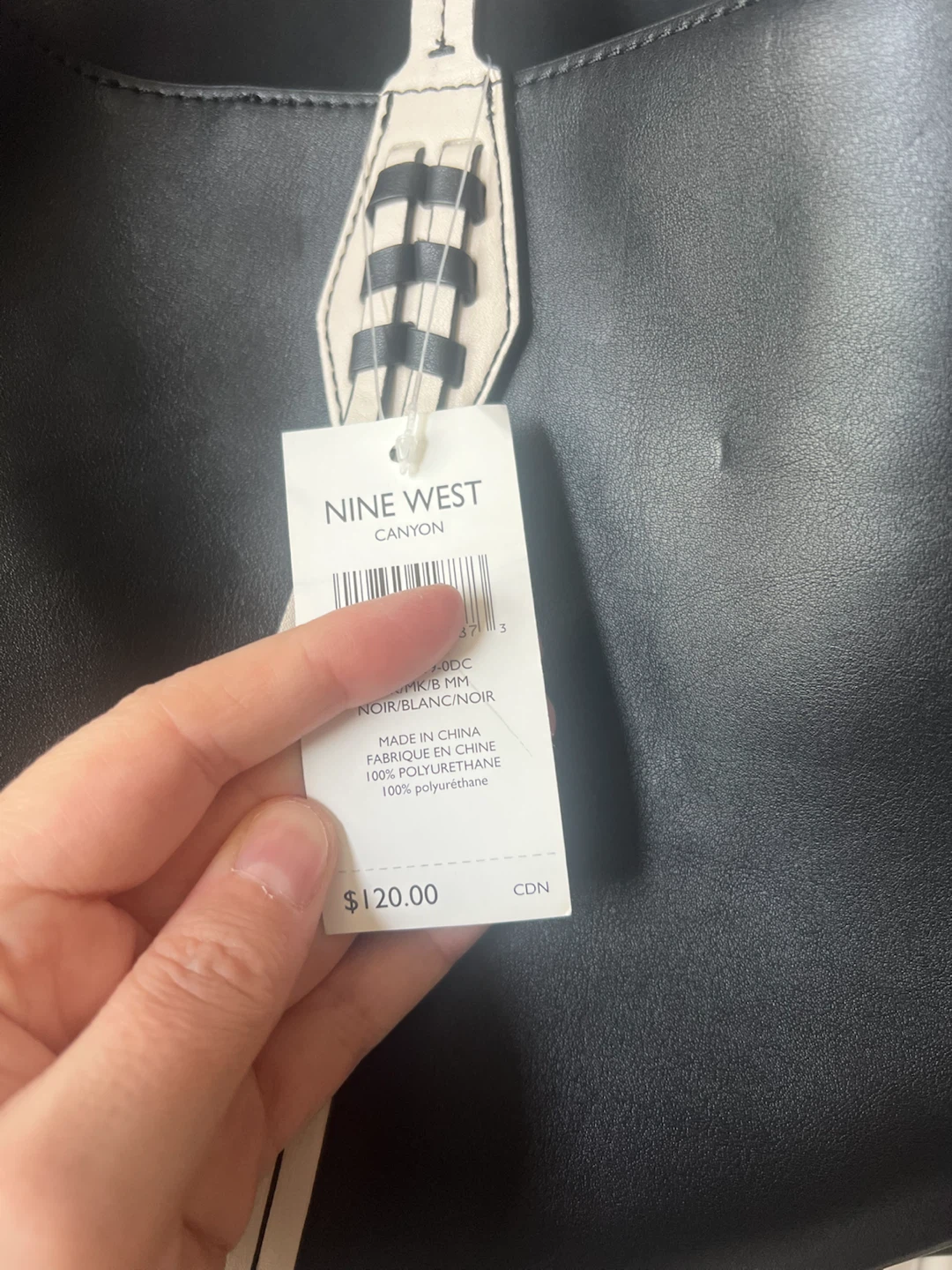 BNWT Nine West Canyon Tote Bag Black - photo 3