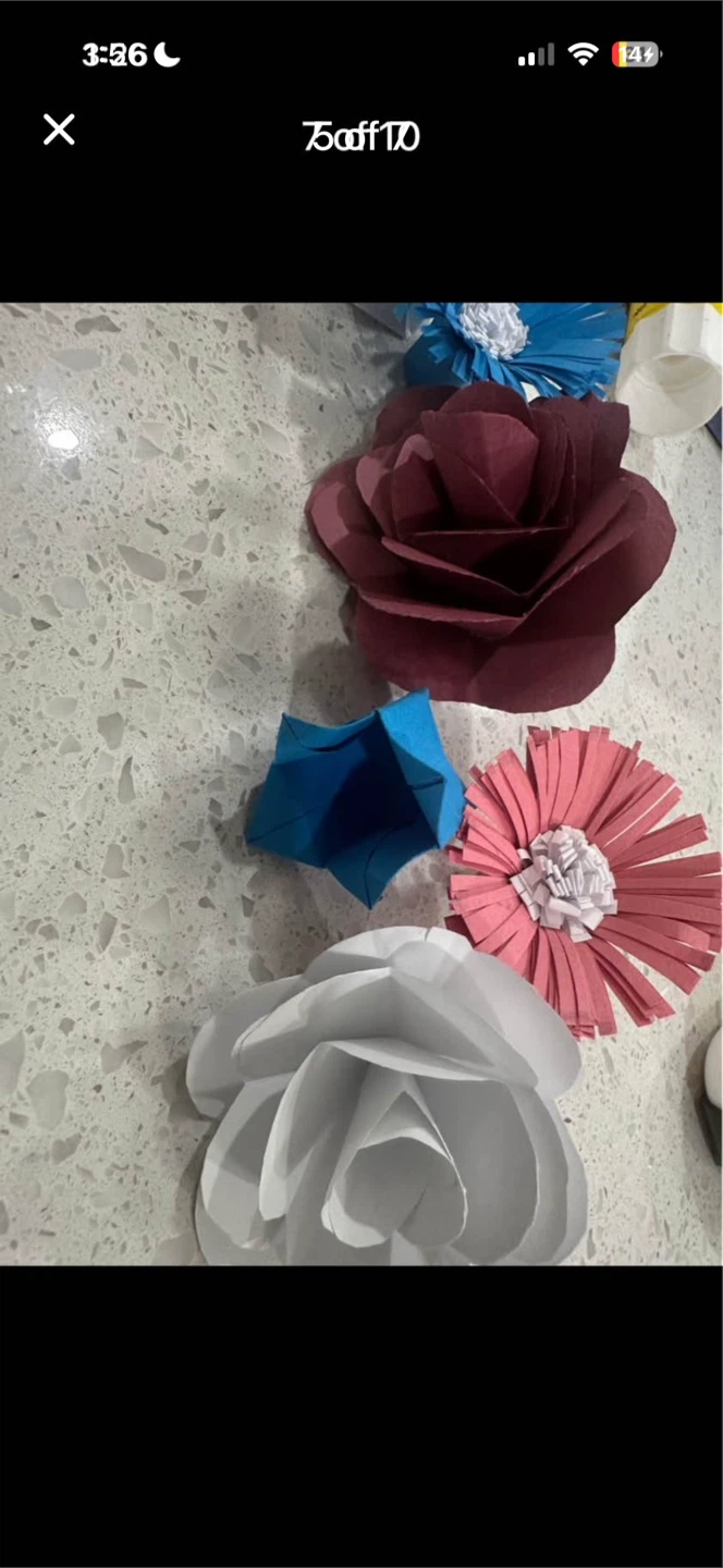 Handmade Paper Flowers - photo 5