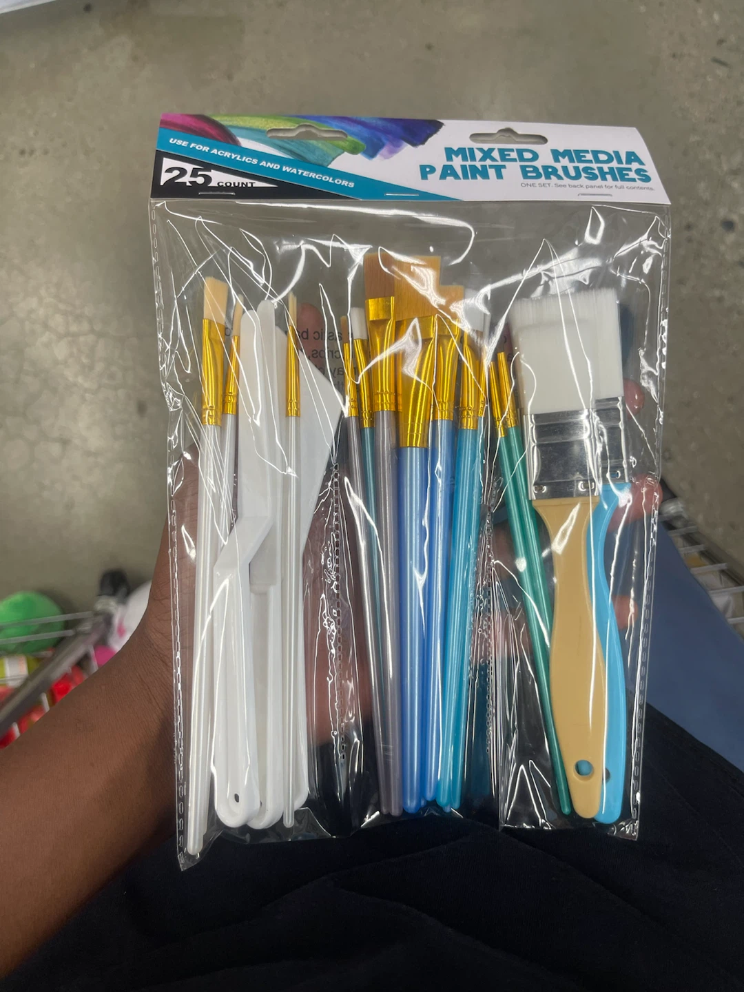 25 Piece Mixed Media Paint Brush Set - photo 2