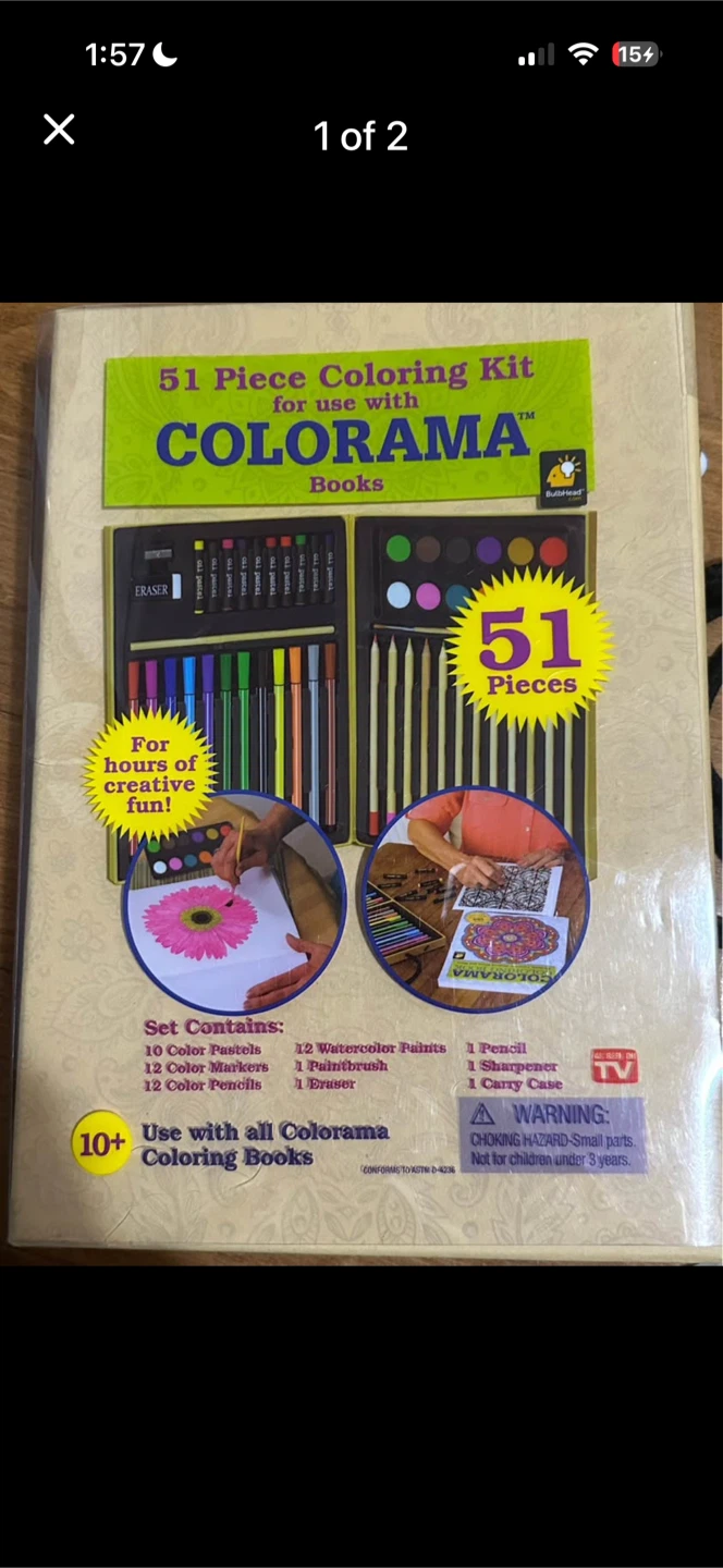 Colorama 51 Piece Coloring Kit