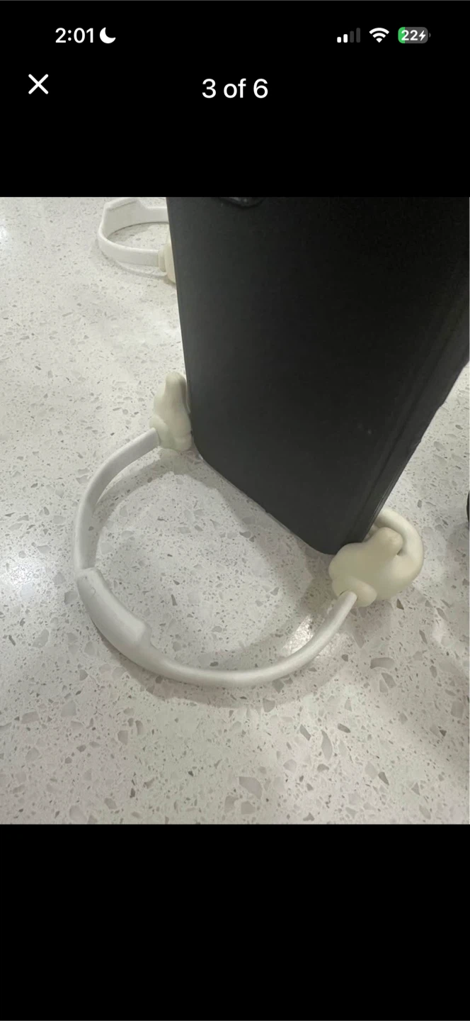 White Thumb Phone Holder Stand - photo 3