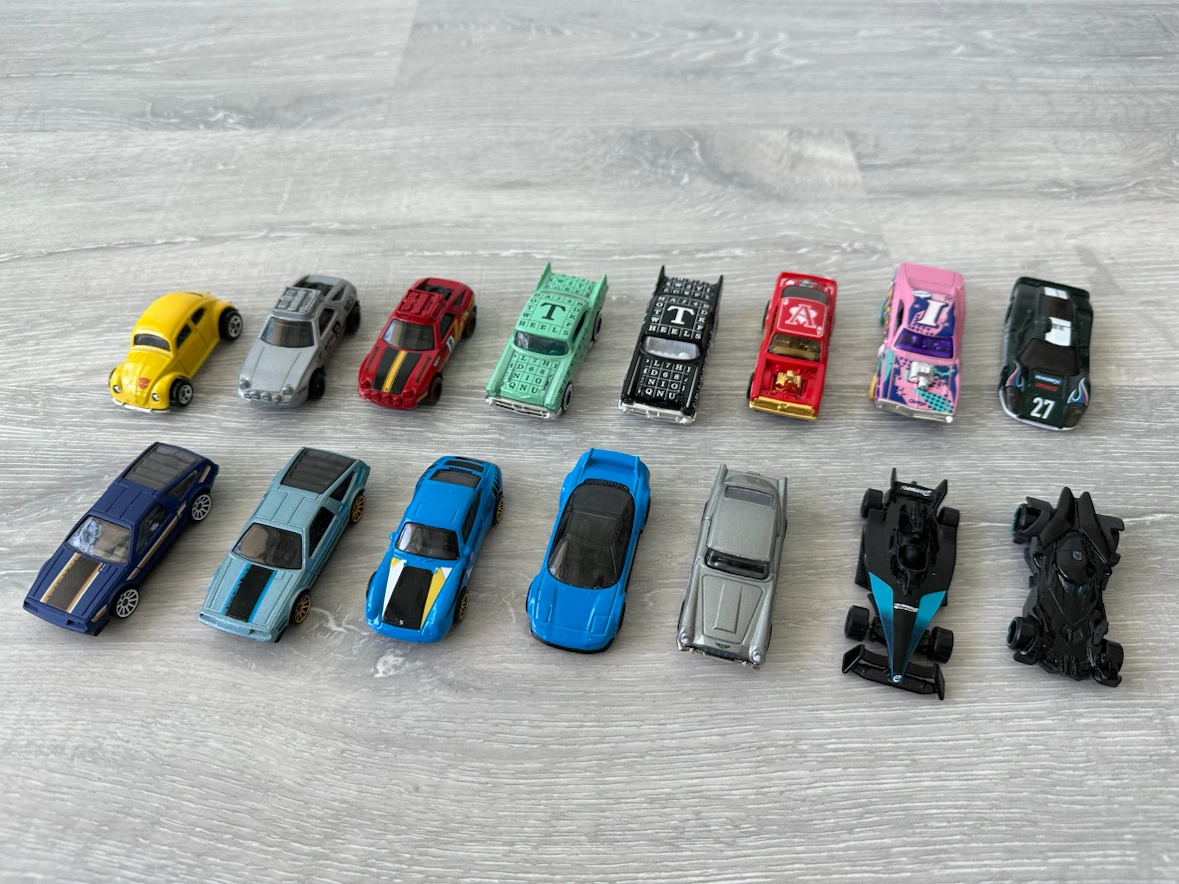 Assorted Die-Cast Toy Cars