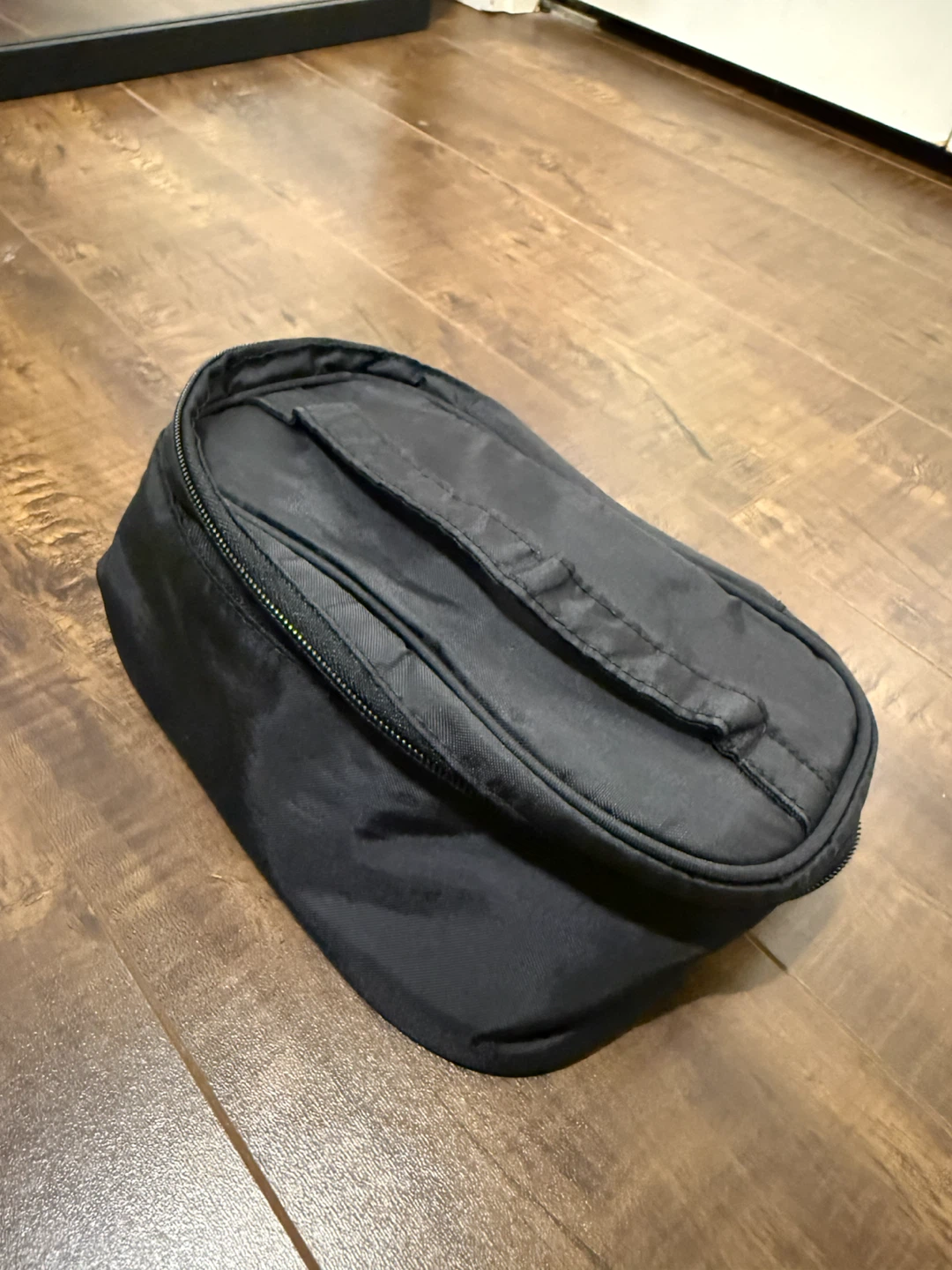 Black Makeup Bag / Toiletry Pouch
