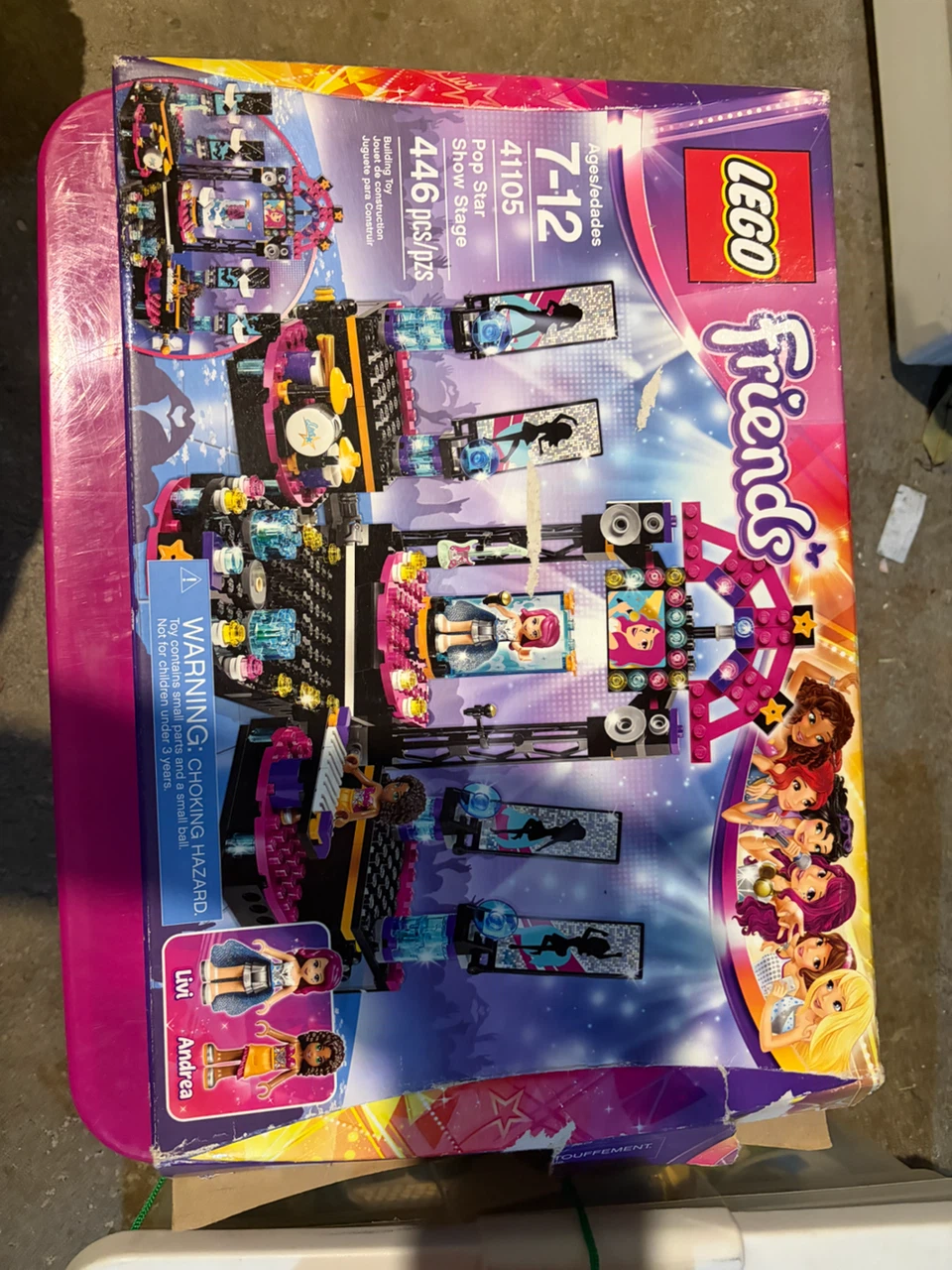 LEGO Friends Pop Star Show Stage 41105 Building Toy Set
