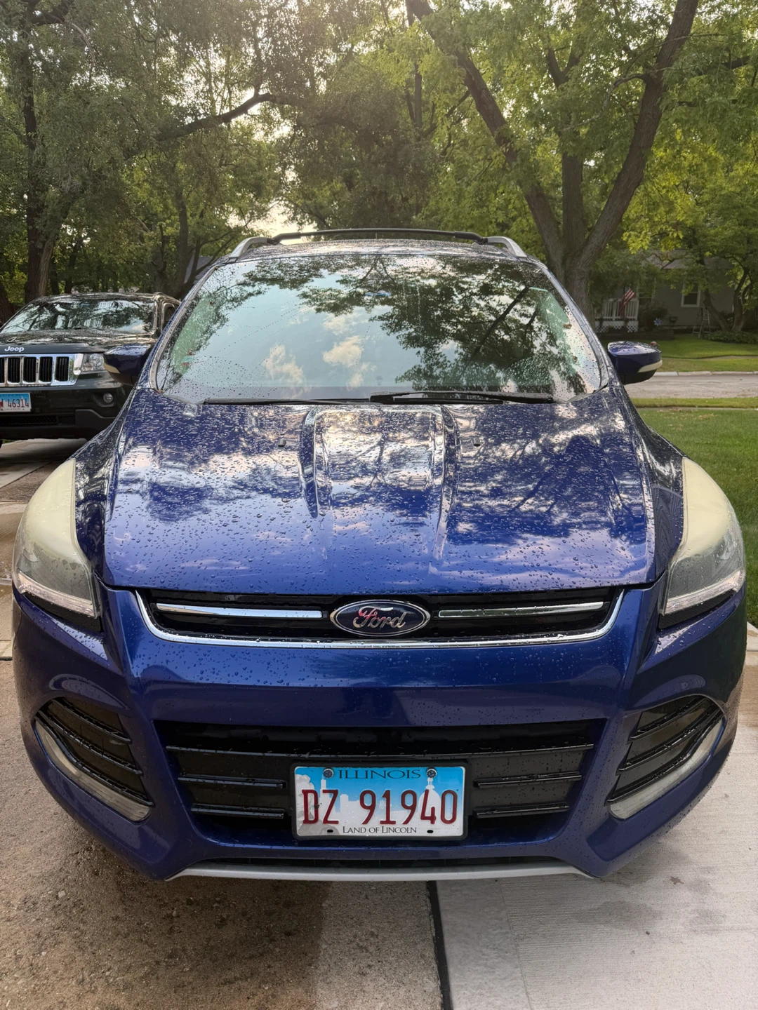 Blue Ford Escape Titanium 2016