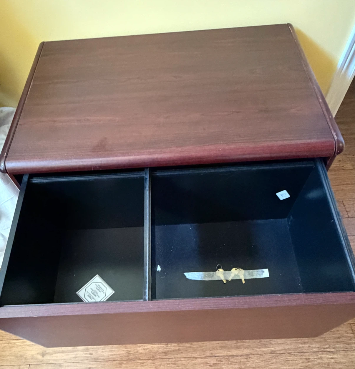 FREE — One Wood Filing Cabinet - photo 4