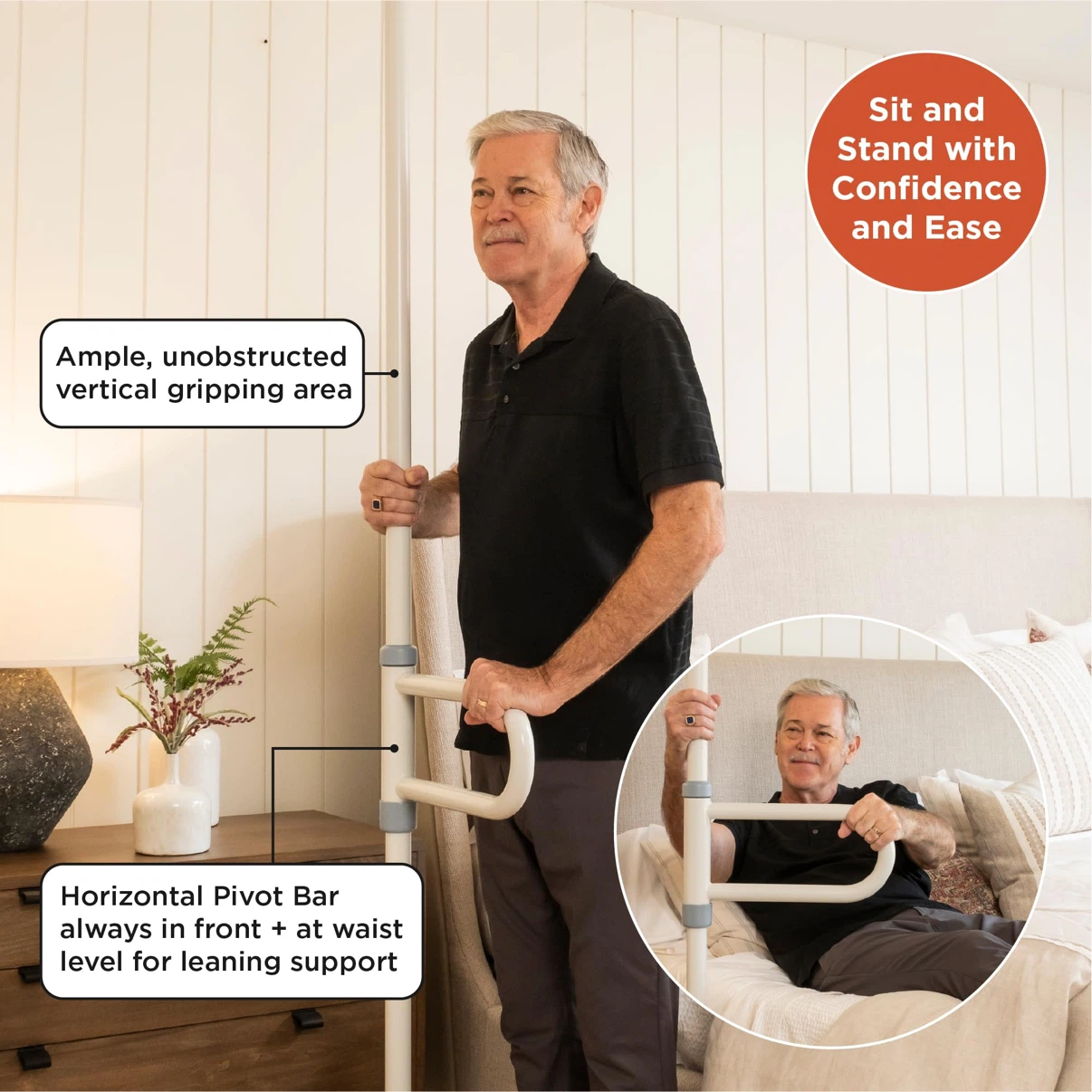 HEALTHCRAFT uPole with Pivot Bar 7-10 ft Transfer Pole - photo 5