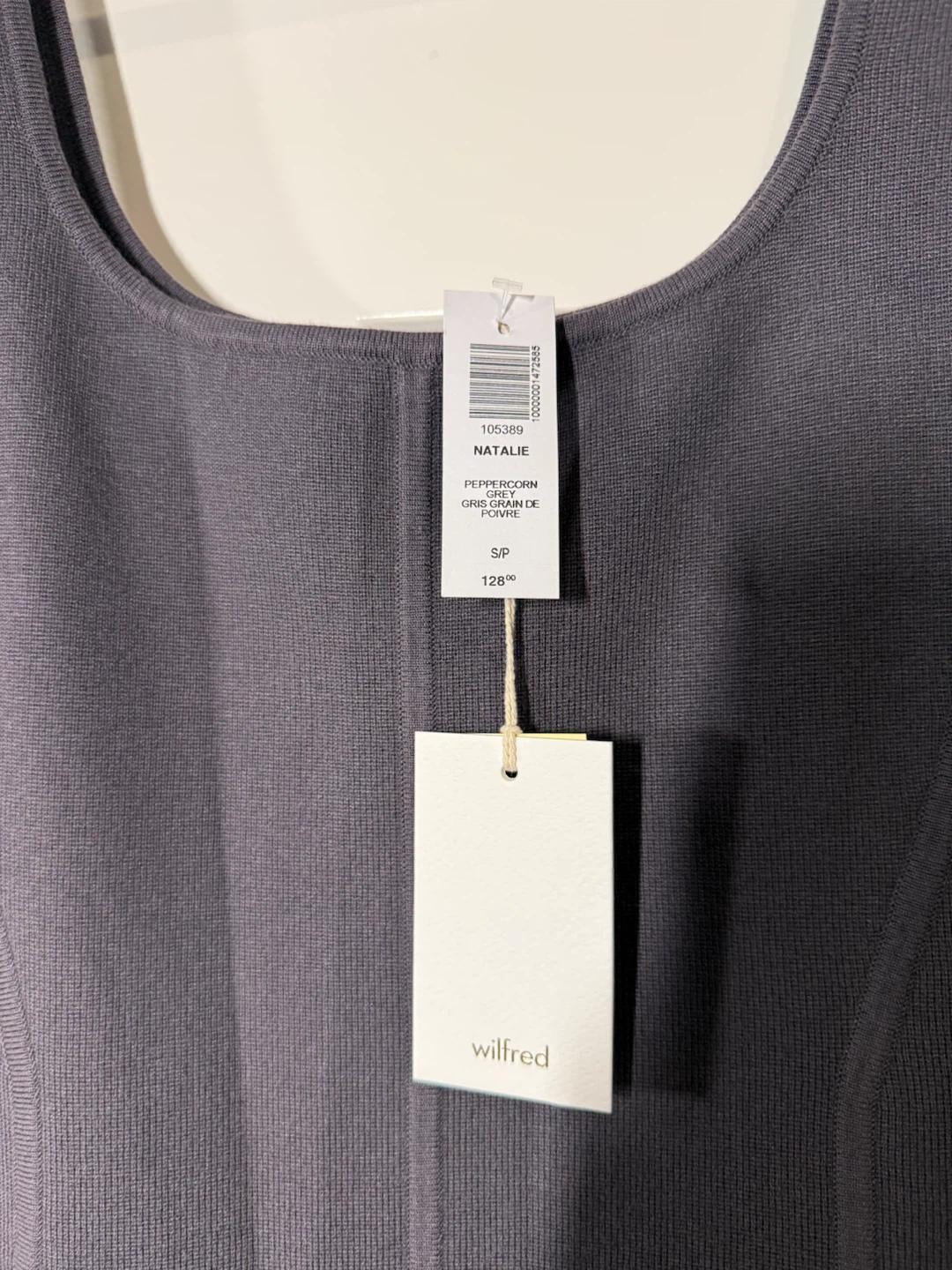 Wilfred Natalie Dress - Grey, Size S/P - photo 3