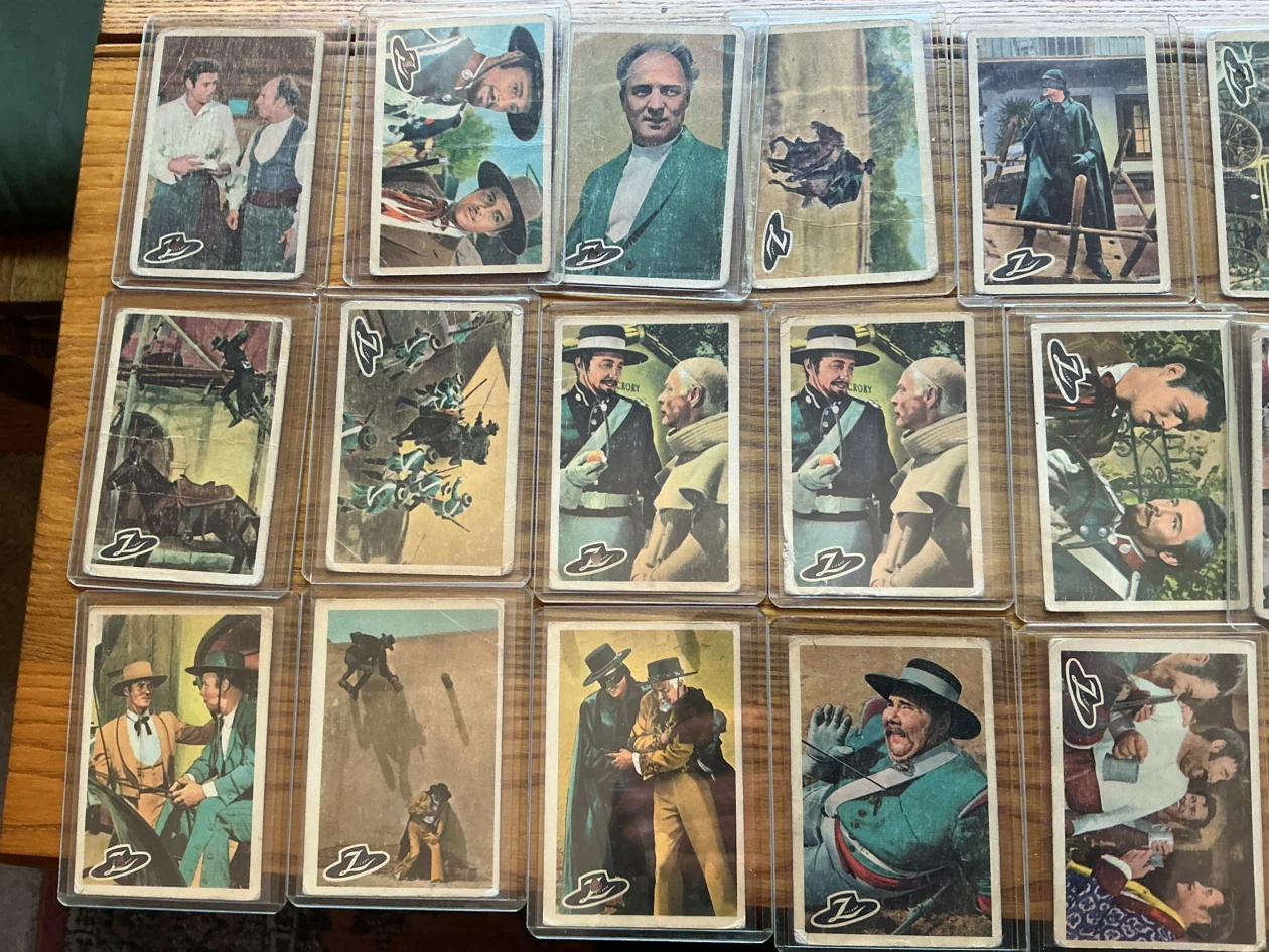 23 PARKHURST 1958 Walt Disney ZORRO Trading Cards ‘ - photo 2