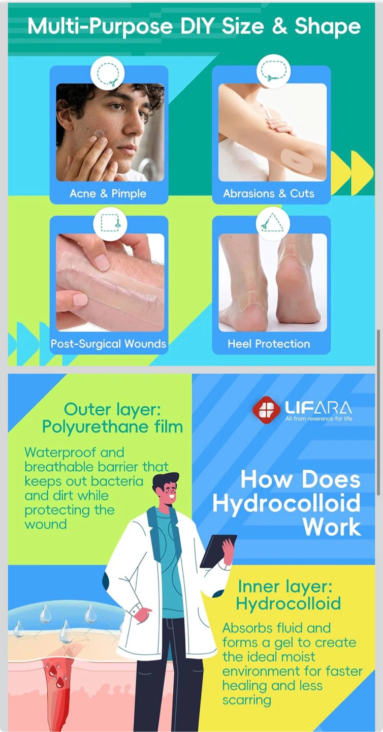 Lifara Medical-Grade Hydrocolloid Roll - Extra Large - photo 2
