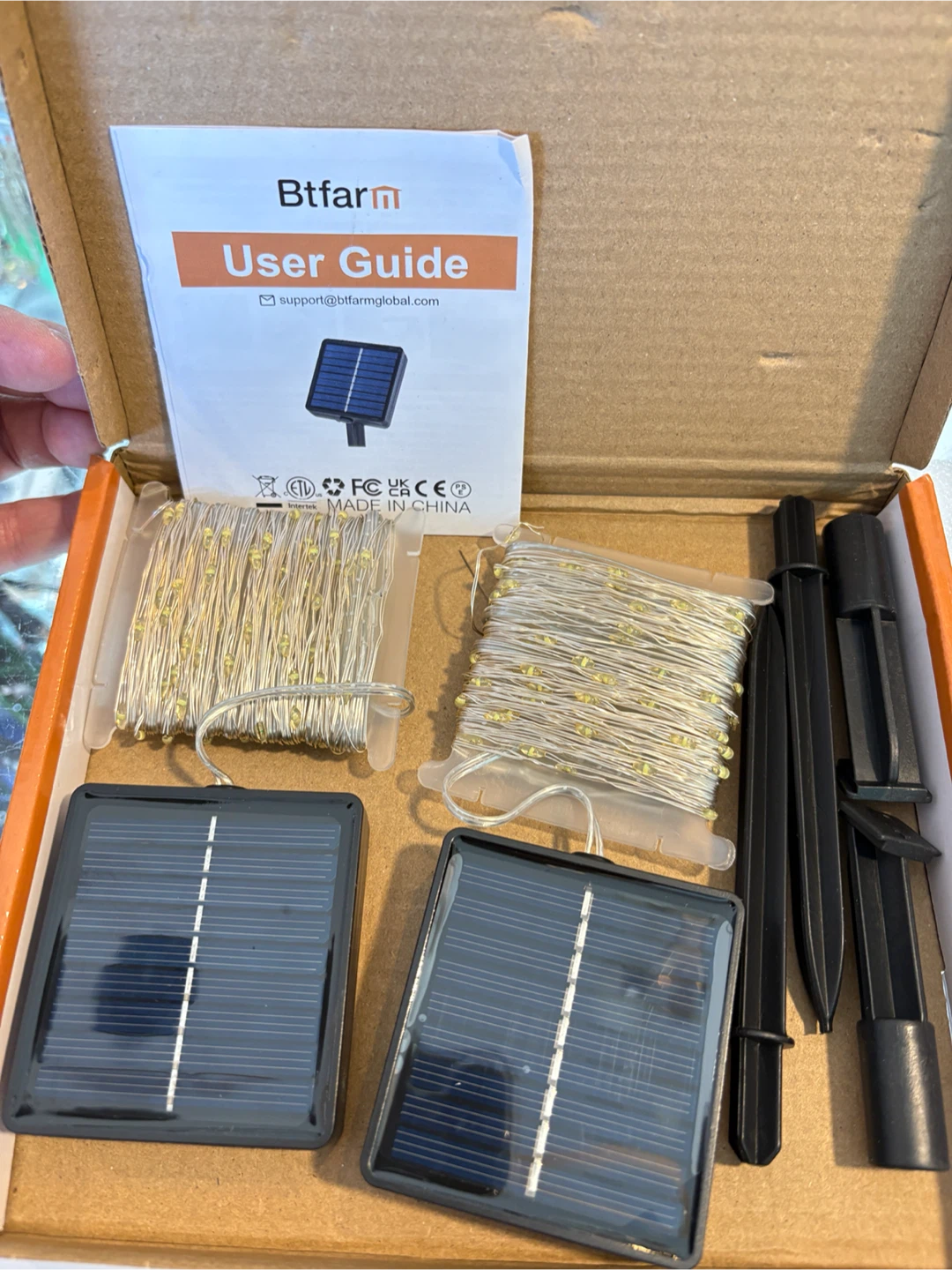 Btfarms 100 LED Solar String Lights - photo 2