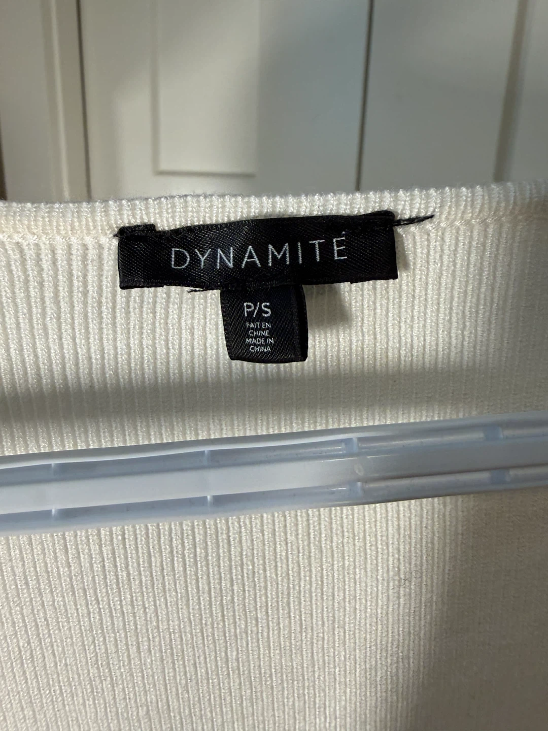 Dynamite Cream Ribbed Twist Front Cut-Out Sweater - photo 4