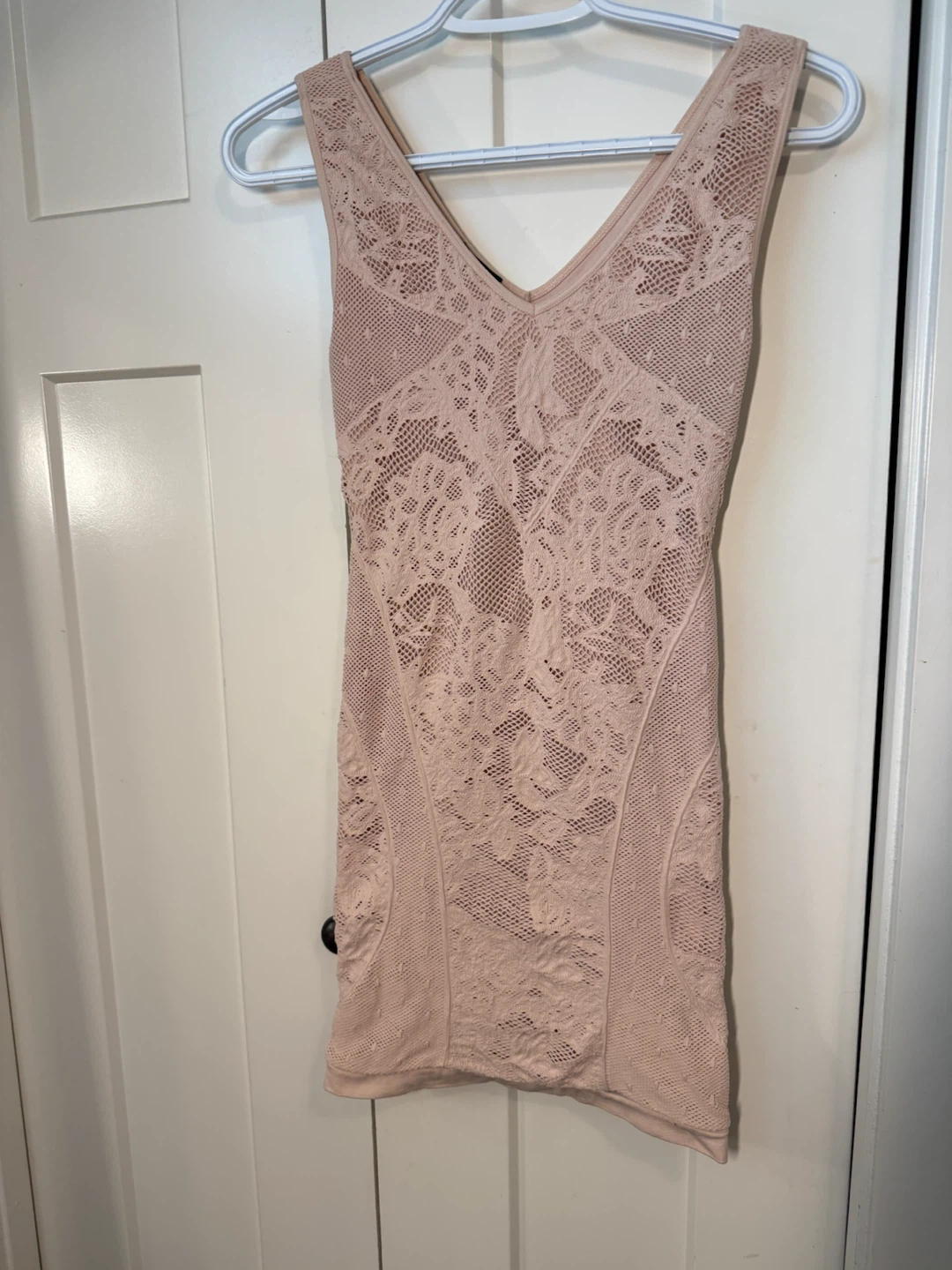 Bebe Pink Lace Dress P/S-P/P